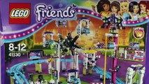 LEGO Friends Amusement Park Roller Coaster - Playset 41130 Toy Unboxing & Speed Build