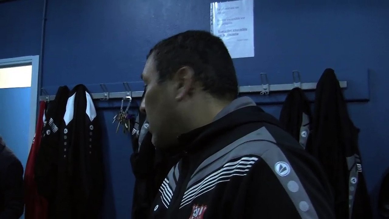 Les mots du coach berrois dans les vestiaires après la rencontre