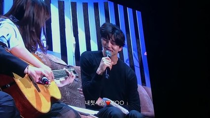 GongYoo孔劉見面會之「孔劉唱情歌好聽哭了」