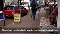 Au Zimbabwe, les habitants inquiets de la situation politique