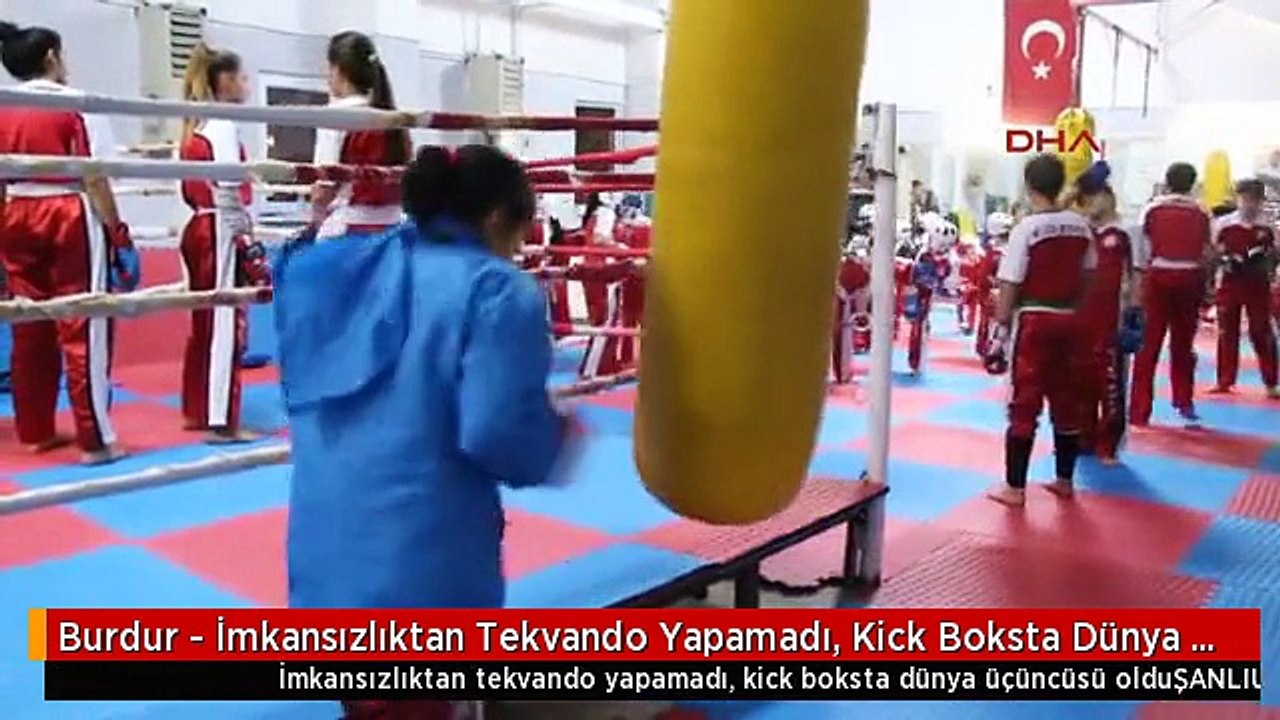 Burdur - İmkansızlıktan Tekvando Yapamadı, Kick Boksta Dünya Üçüncüsü Oldu