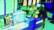 Shopkeeper fights off knife-wielding masked robber