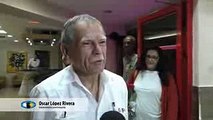 Oscar López Rivera a su llegada a Cuba