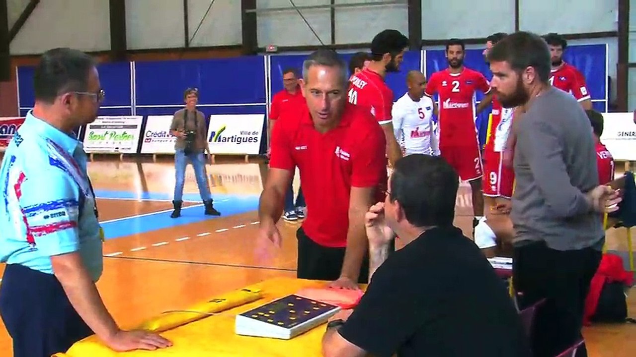 Quelques extraits de la rencontre MVB-NICE, les azuréens se sont imposés 2 sets à 1