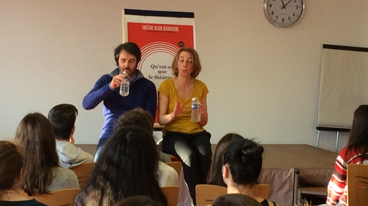 Emmanuel Vérité et Nathalie Matter, comédiens