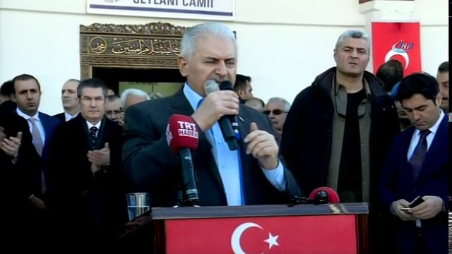 Başbakan Yıldırım: “27 Camimizi Yıktılar, 70 Camimizi Hasarlı Hale Getirdiler”