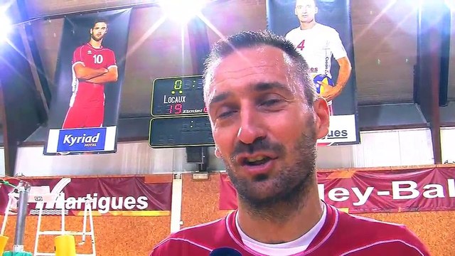 Julien Anton, capitaine de l'équipe au Martigues Volley-Ball.