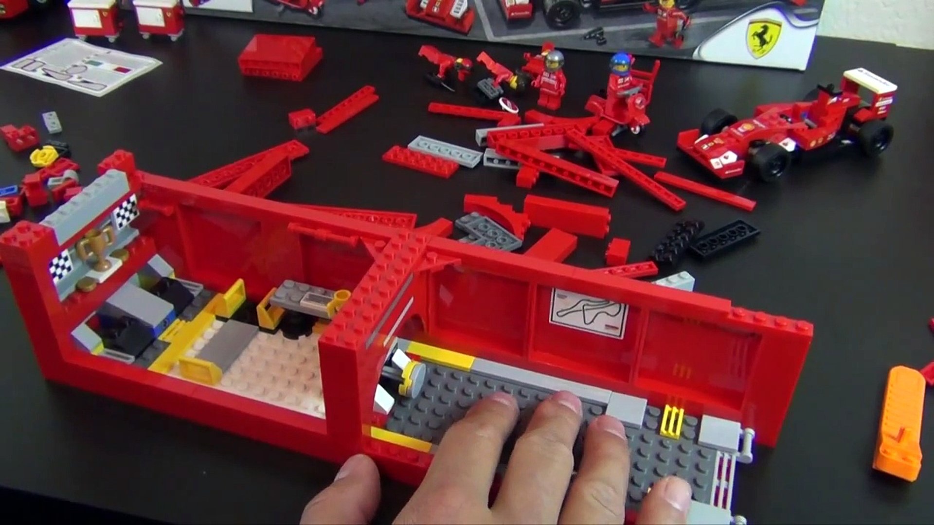 Lets Build Lego Speed Champions F14 T Scuderia Ferrari Truck Set Part 3 Video Dailymotion