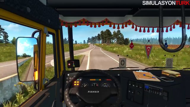 Euro Truck Simulator 2 - KAMAZ Hafriyat Kamyonu (Rusya Haritası)