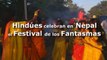 Devotos hindúes celebran el Festival de los Fantasmas en Nepal