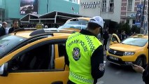 İstanbul Polisinden Ticari Taksilere Denetleme