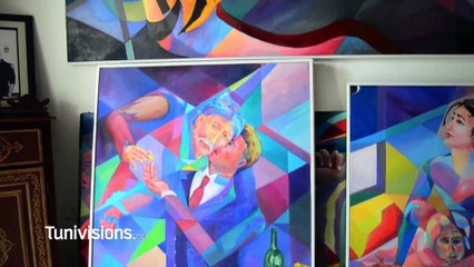 Le peintre tunisien Mourad Elloumi nous parle de sa participation à la Biennale de Mantova