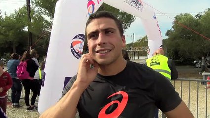 Adrien Arnaud au micro d'Ulrich Téchené