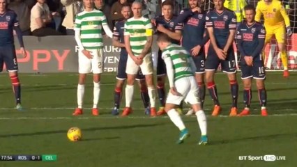 Leigh Griffiths Goal HD - Ross County 0 - 1 Celtic - 18.11.2017 (Full Replay)