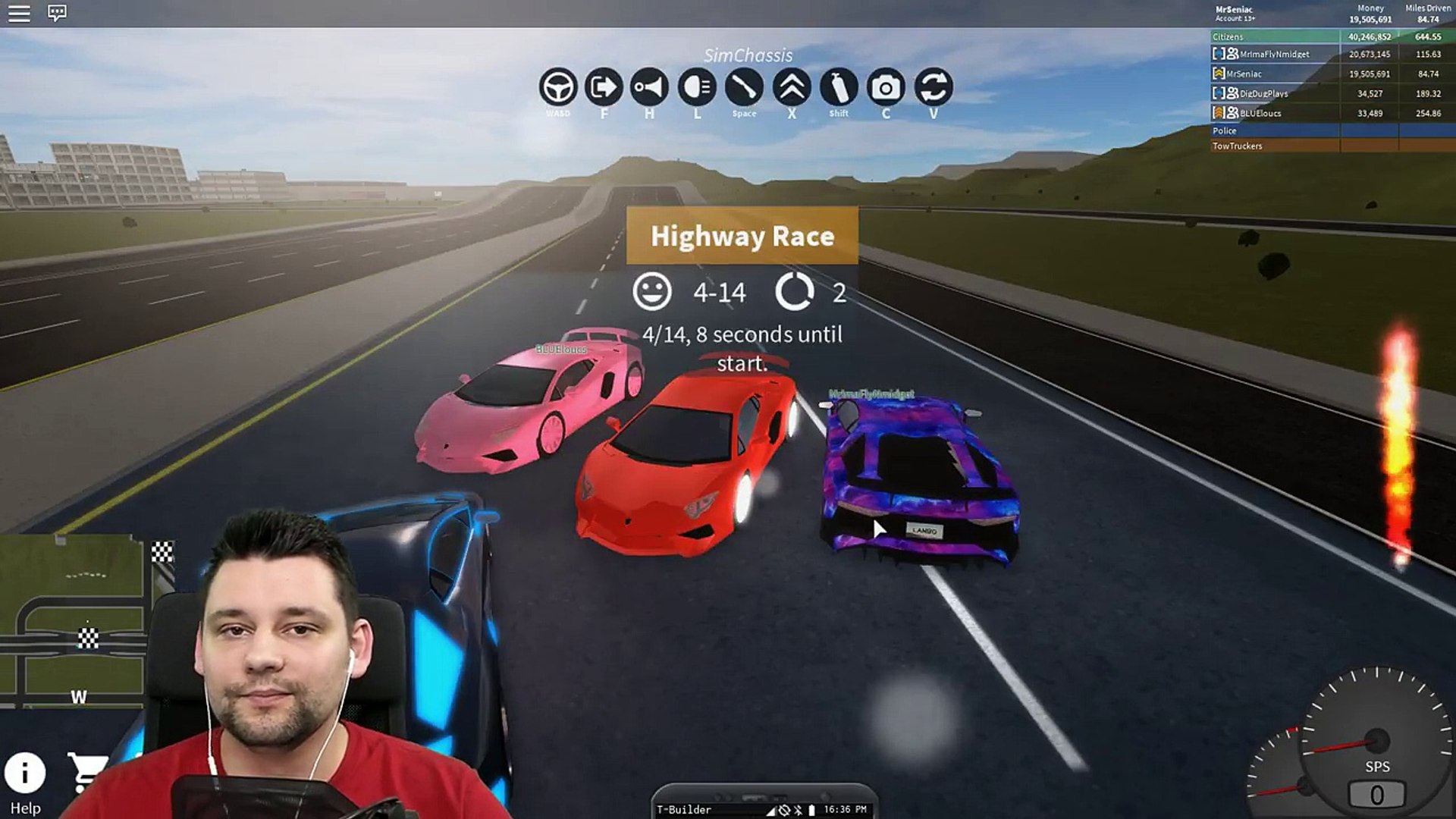 Lamborghini Aventador Race Roblox Vehicle Simulator 6 Video Dailymotion - roblox vehicle simulator tesla roadster