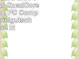 VIBOX Standard 3XW  38GHz AMD A8 QuadCore CPU Desktop PC Computer mit Spielgutschein Rot