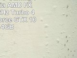 AnkermannPC Gaming Pc  Multimedia AMD FX 4350 4x42GHz Turbo 430GHz GeForce GTX 1050 Ti