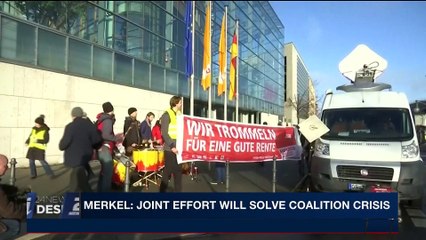 i24NEWS DESK | Merkel: joint effort will solve coalition crisis | Friday, November 17th 2017