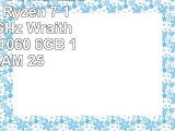AnkermannPC WildRabbit Ryzen 7 Ryzen 7 1700 8x300GHz Wraith Spire GTX 1060 6GB 16GB RAM