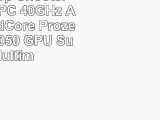 VIBOX Sharp Shooter 7L Gaming PC  40GHz AMD FX QuadCore Prozessor GTX 1050 GPU Super
