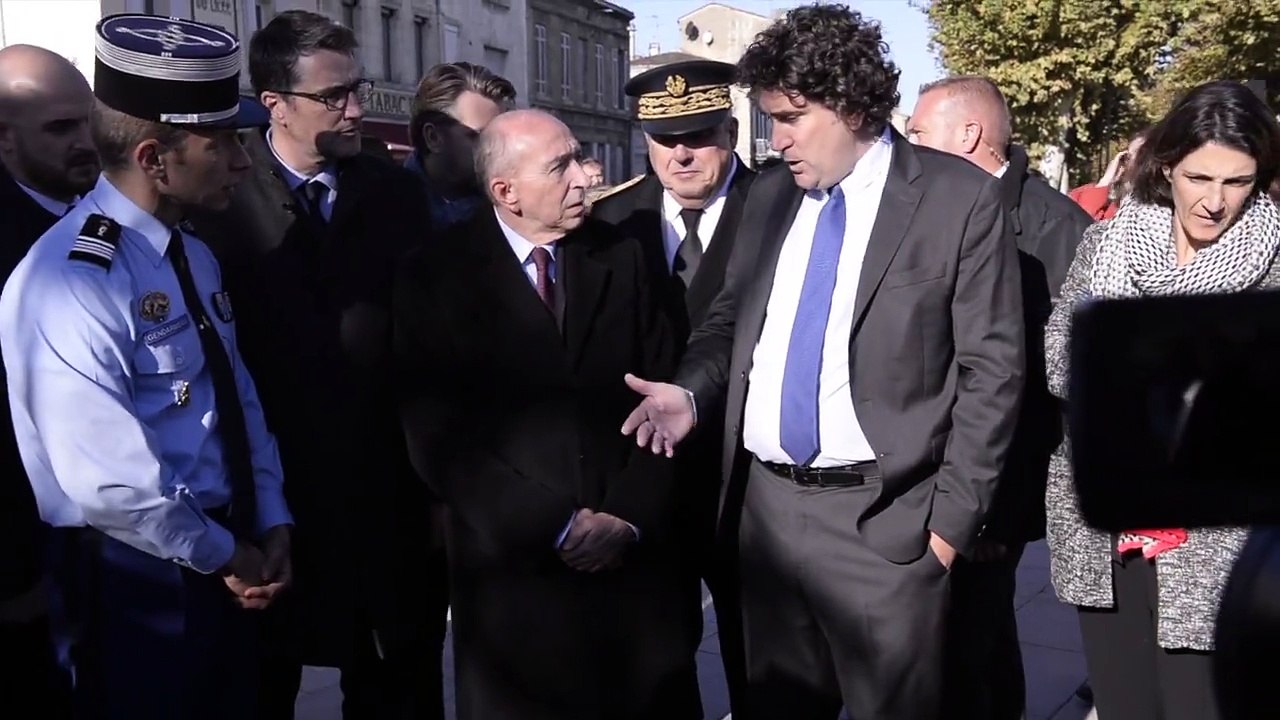 Le ministre de l'Intérieur en visite à Libourne
