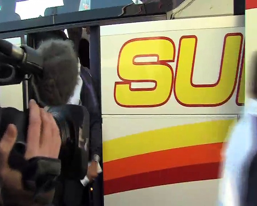 FCM-PSG. Les Parisiens descendent de leur bus.