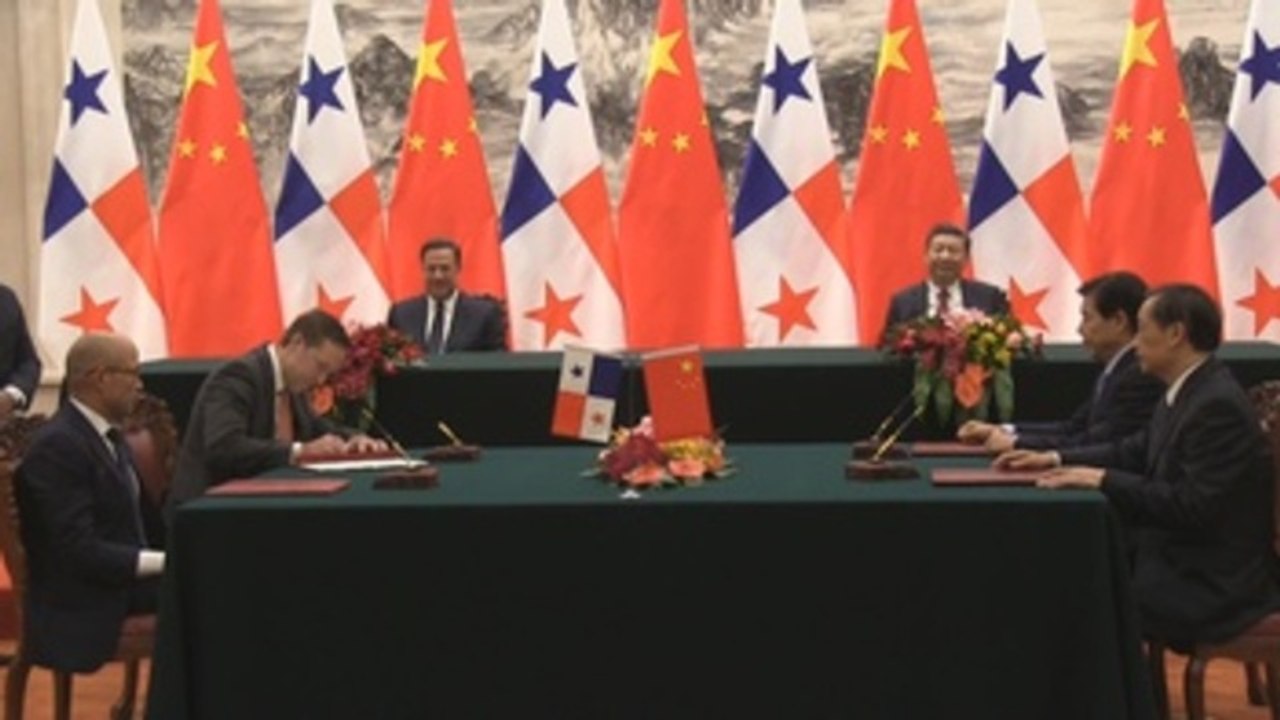 China y Panamá sellan su relación diplomática con 19 acuerdos de cooperación
