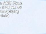 VIBOX Fusion 44 Gaming PC  37GHz AMD Ryzen QuadCore CPU RX 460 GPU leistungsfähig