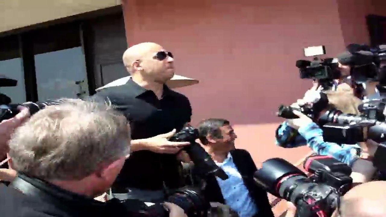 Vin Diesel à Marseille: " Je suis l'incroyable Vin"