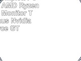 Megaport Komplett PC Gaming PC AMD Ryzen 7 1700  24 Monitor  Tastatur  Maus  Nvidia