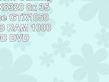 AGANDO Silent Gaming PC  AMD FX8320 8x 35GHz  GeForce GTX1050 Ti 4GB  16GB RAM
