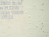 AGANDO Silent Gaming PC  AMD FX6300 6x 35GHz  GeForce GTX750 Ti 2GB  16GB RAM