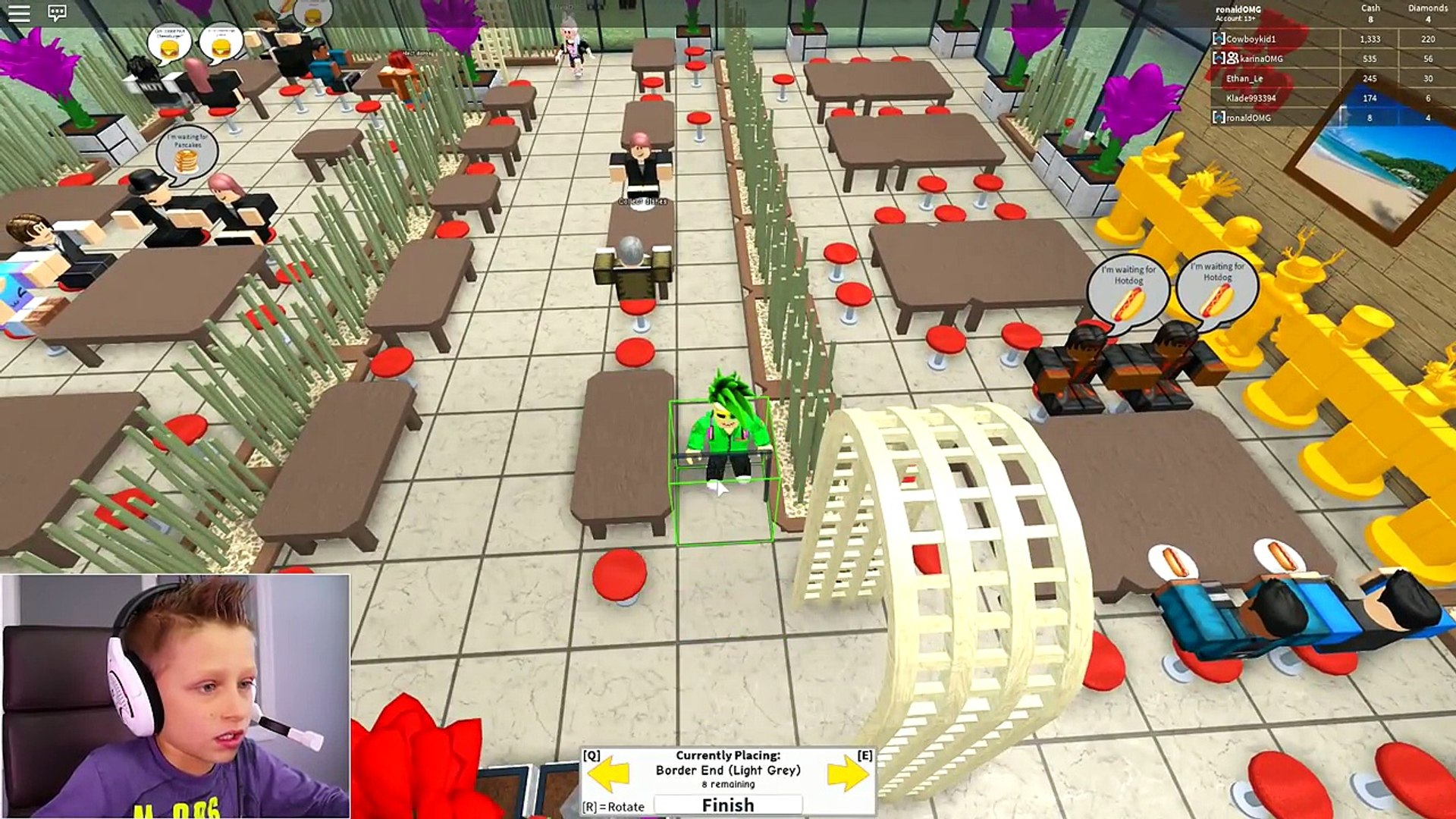 Restaurant Challenge Vs Karina Video Dailymotion - karinaomg roblox escape obby