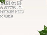 AGANDO Silent Gaming PC  AMD FX8320 8x 35GHz  GeForce GT730 4GB  4GB RAM  1000GB HDD