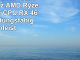 VIBOX Fusion 27 Gaming PC  37GHz AMD Ryzen QuadCore CPU RX 460 GPU leistungsfähig