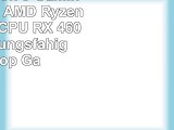 VIBOX Fusion 9 Gaming PC  37GHz AMD Ryzen QuadCore CPU RX 460 GPU leistungsfähig Desktop
