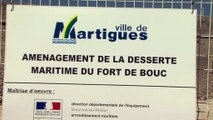 Martigues: Le débarcadaire du Fort de Bouc est prêt.
