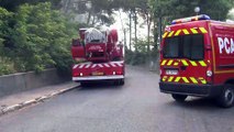 Epaisse fumée noire à Lavéra: l'intervention des pompiers (vidéo)