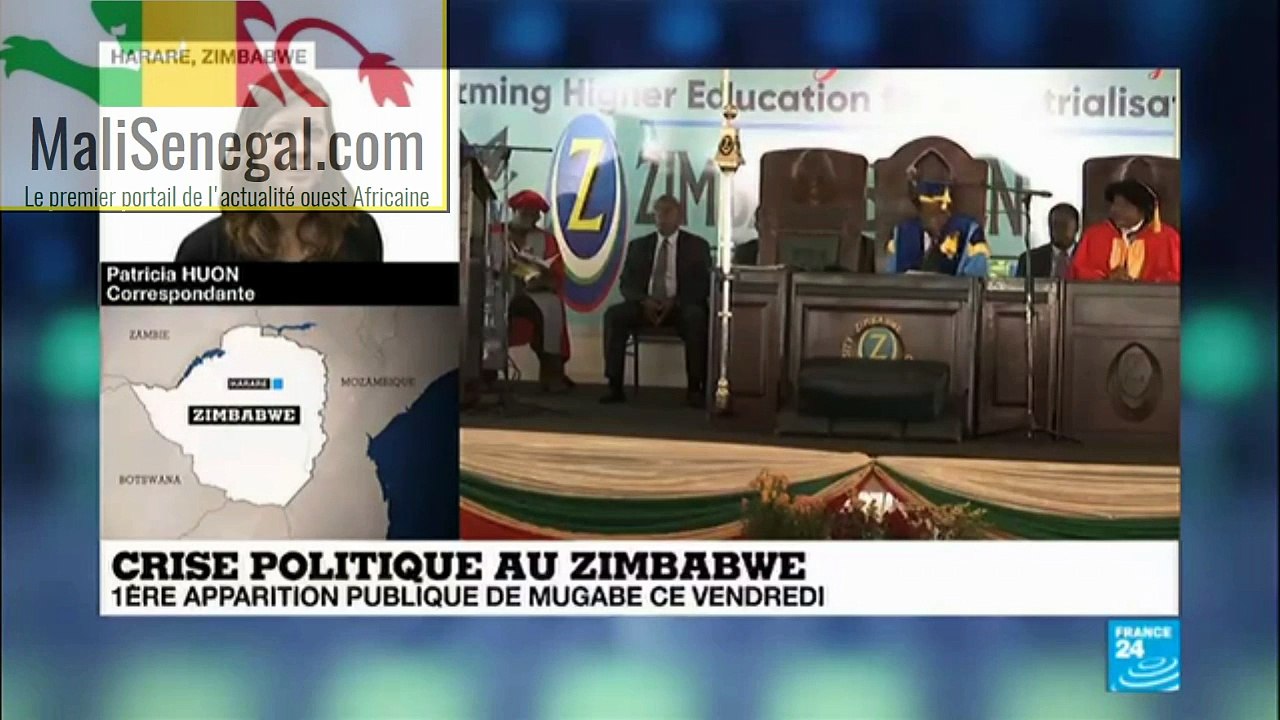 Zimbabwe : première apparition publique de Mugabe depuis le coup de force militaire