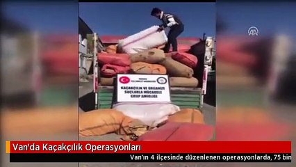 Van'da Kaçakçılık Operasyonları