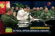 Venezuela: ex fiscal Ortega denuncia a Maduro por crímenes de lesa humanidad