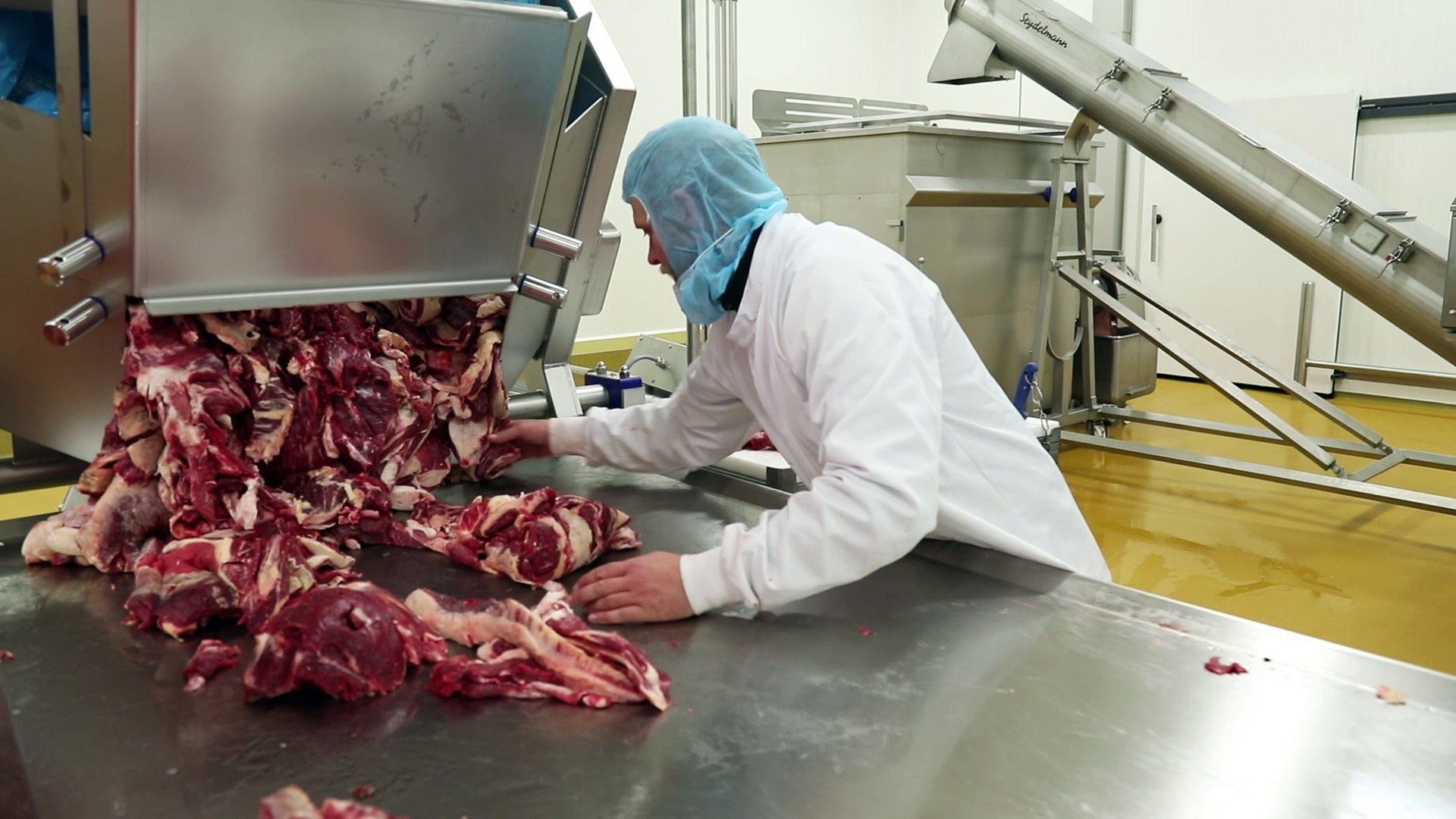 Q-food Ardenne: processus de fabrication des steaks hachés - Vidéo  Dailymotion