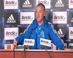 Didier Deschamps, lors de la conférence de presse d'hier soir