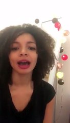 Le chant m'a aidée à vaincre ma timidité et à exprimer une partie de moi-même