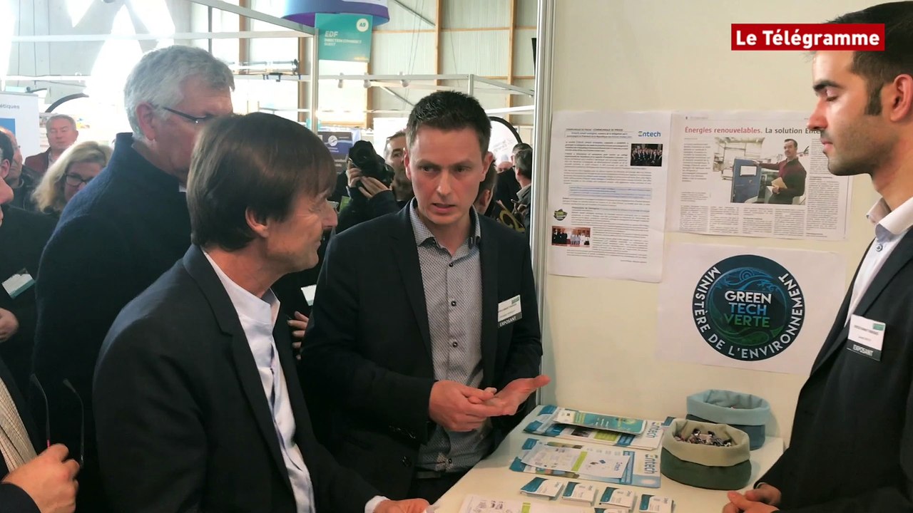 Quimper. Nicolas Hulot au salon Breizh Transition