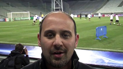 derniers échos du stade vélodrome avec Karim Attab pendant l'entraînement de l'Inter