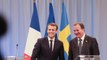 Conférence de presse conjointe du Président de la République, Emmanuel Macron, et de Stefan Löfven, premier ministre de Suède