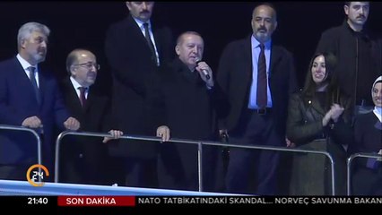 Cumhurbaşkanı Erdoğan açıklama yapıyor