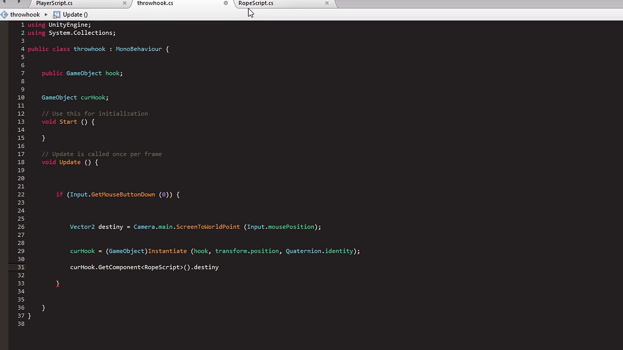 Rope Swing - Unity Tutorial (Part 1)