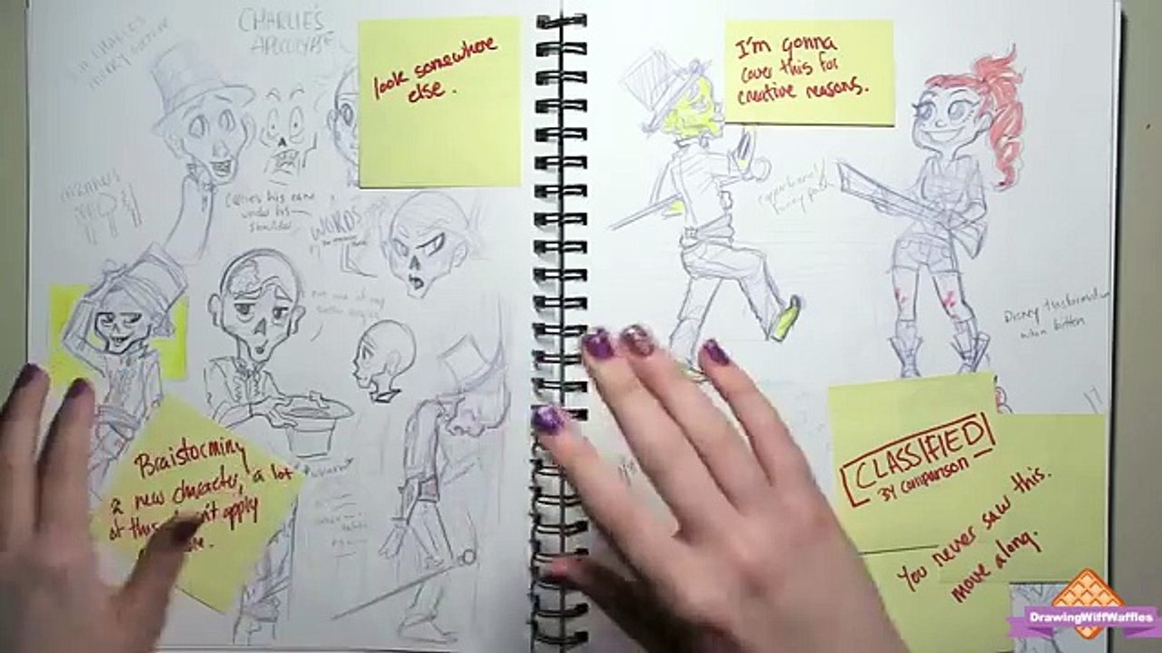 BOOK 12 - MY OLD SKETCHBOOKS! (June new - November new)
